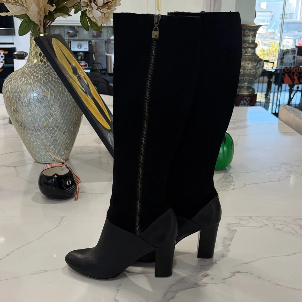 Elliot Lucca‎ Elegant Black Over the Knee Women's Boots